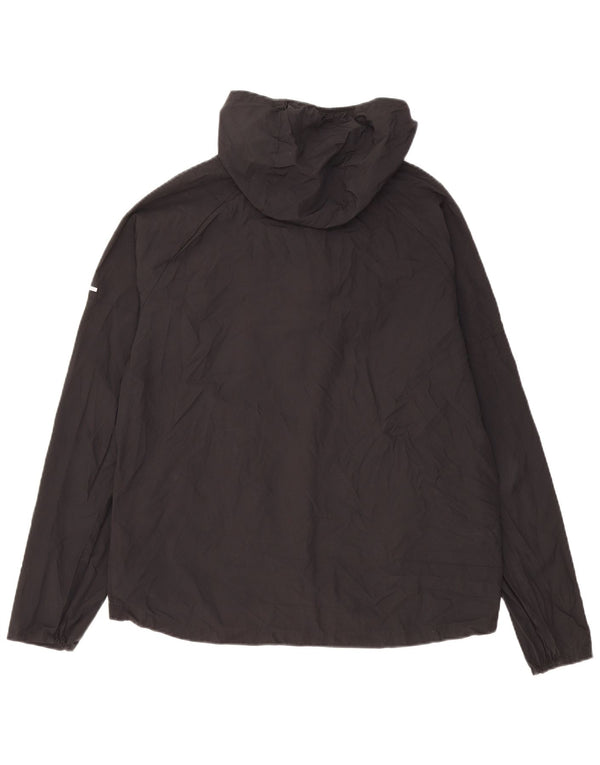 Giacca da corsa con cappuccio da donna Nike UK 14 media nera