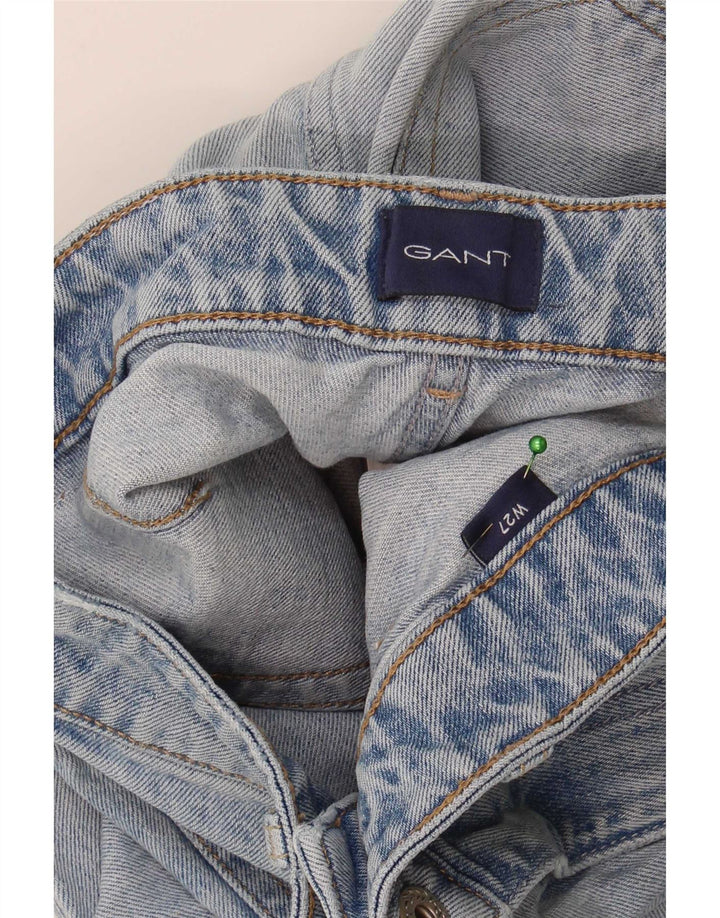 Gant Womens Straight Jeans W27 L27 Blue Cotton