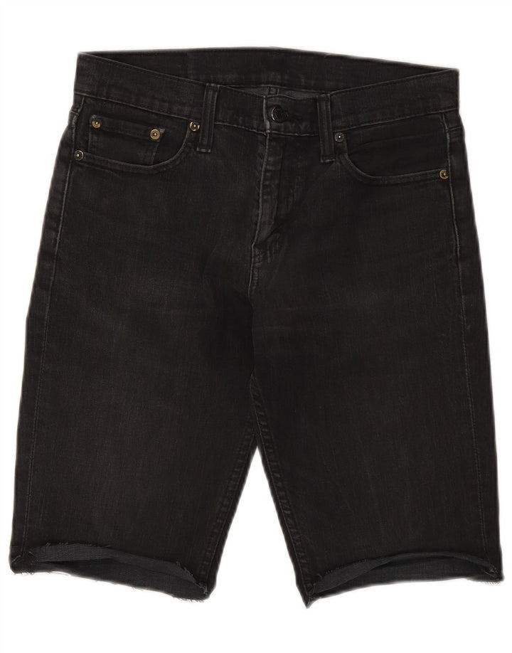 Levi's Mens 511 Denim Shorts W30 Medium Black Cotton