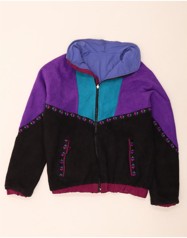 Jack Wolfskin Chaqueta polar para hombre UK 40 Large Multicolor Colorblock