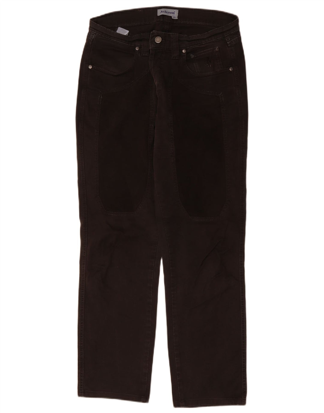 Jeckerson Womens Straight Jeans W32 L29 Black Cotton