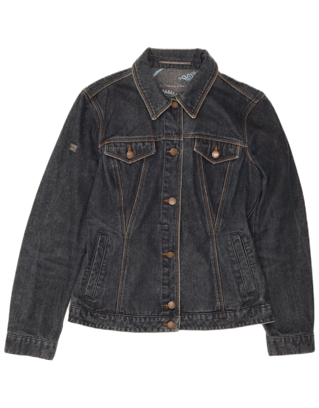 STRENESSE GABRIELE STREHLE Dame denimjakke UK 12 Medium Navy Blue