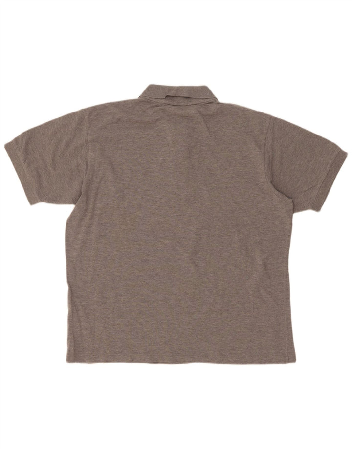 Lacoste Mens Classic Fit Polo Shirt Size 7 Large Grey Cotton