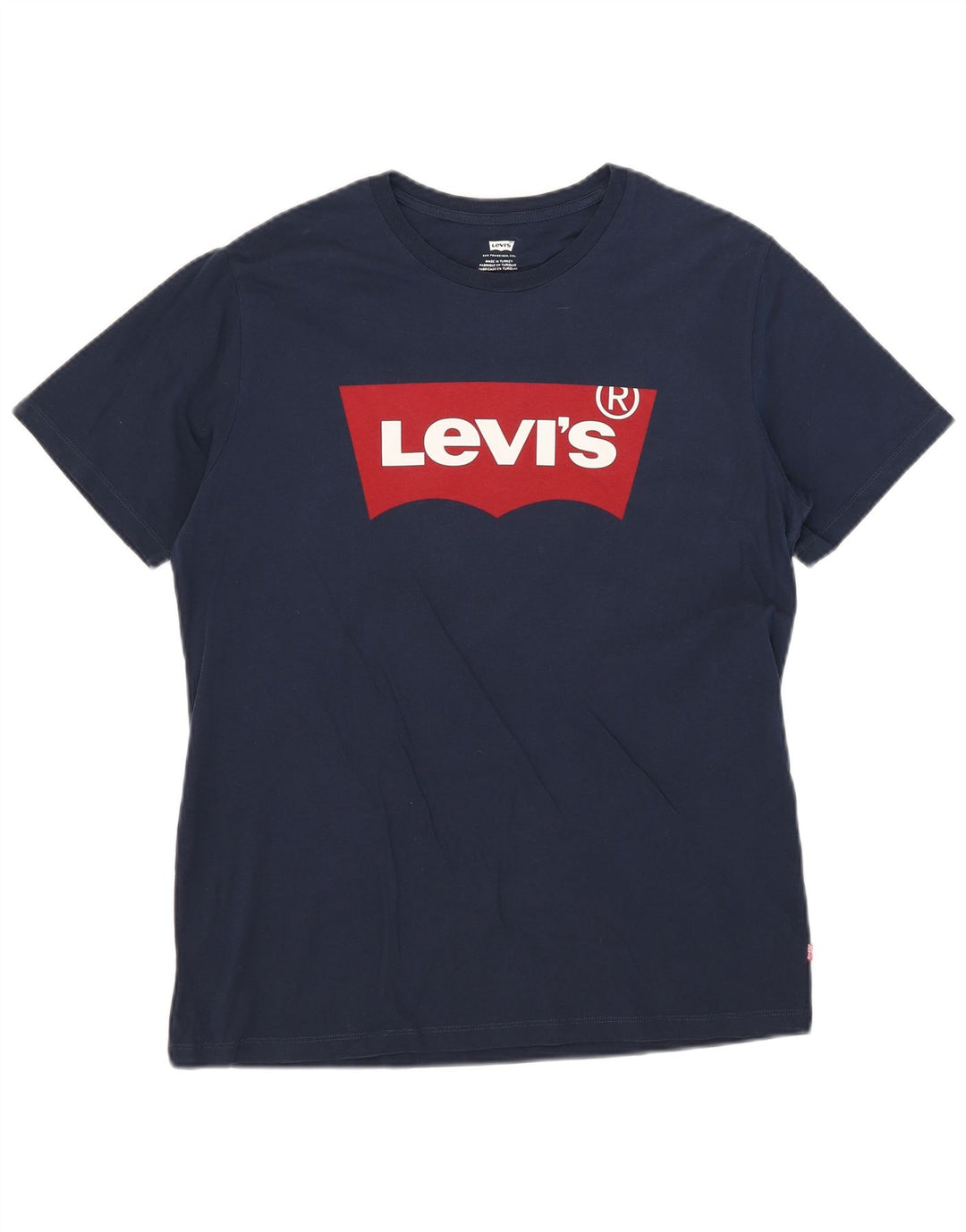 Levi's Mens Graphic T-Shirt Top Large Navy Blue