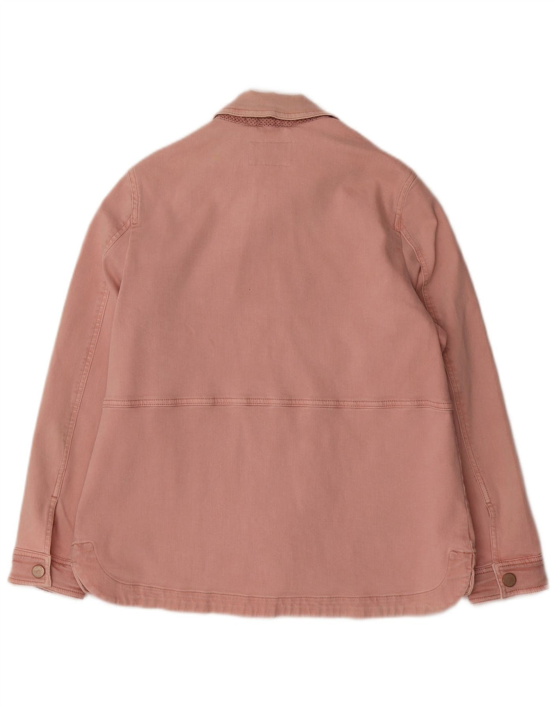 Joules Womens Denim Jacket UK 12 Medium Pink Cotton