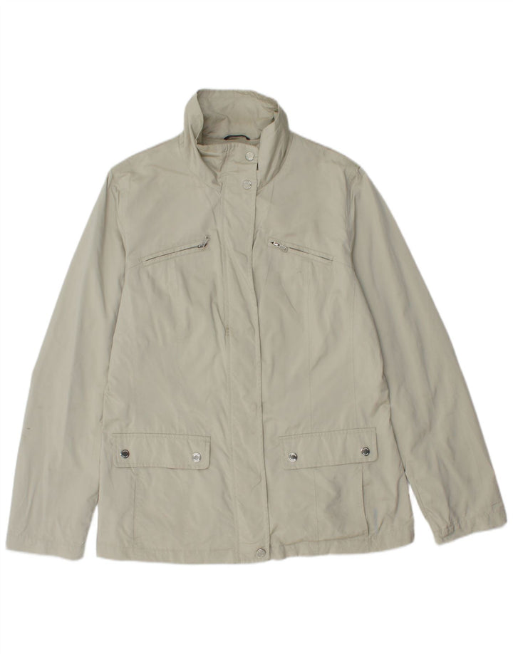 Geox Womens Utility Jacket UK 14 Large Grå Polyester