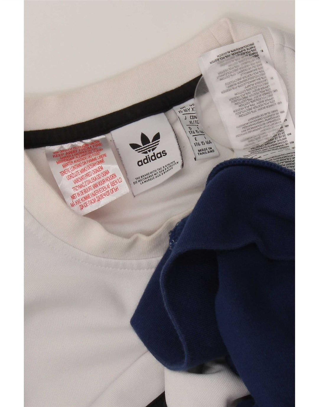 Adidas Drenge Grafisk Sweatshirt Jumper 15-16 år Flerfarvet Colourblock