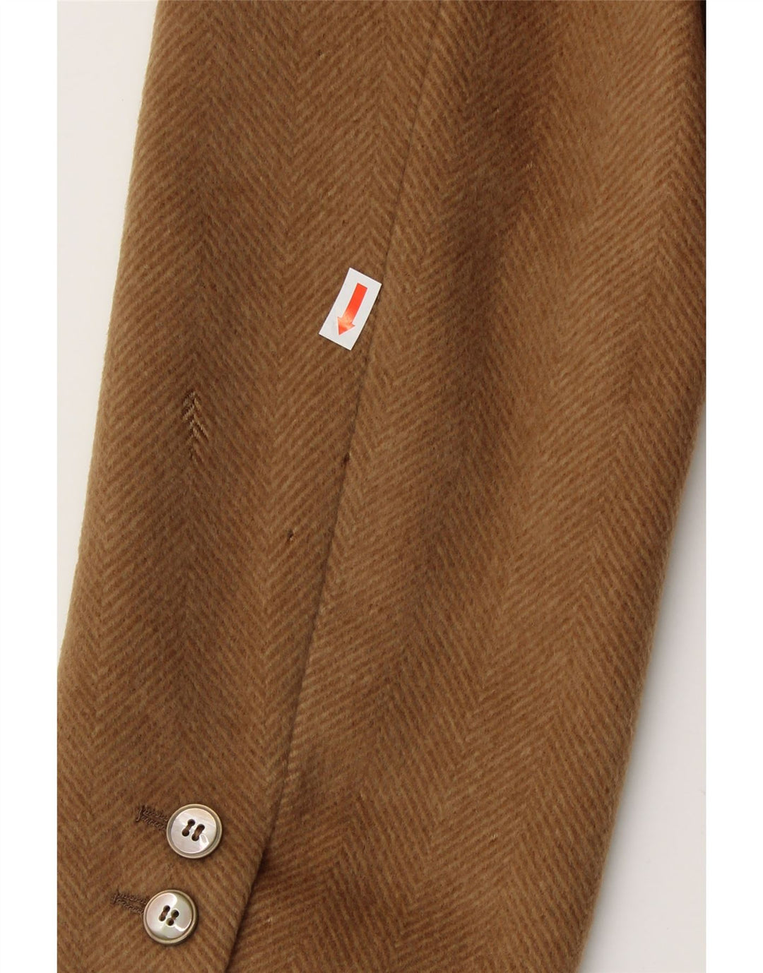 Vintage herre dobbeltradet frakke UK 34 XS Beige sildeben