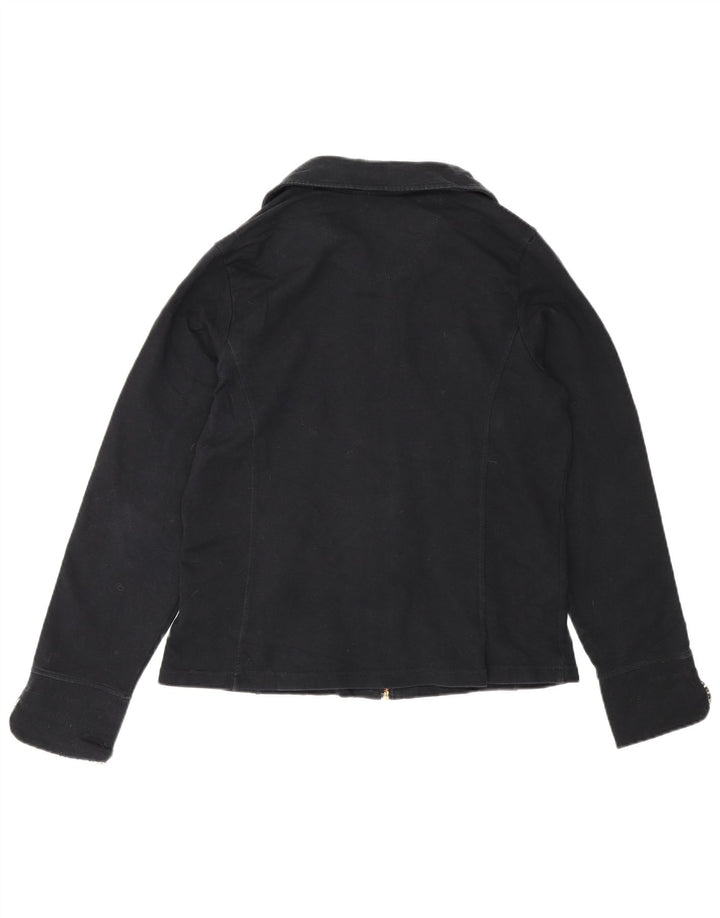 Giubbotto bomber da donna Marks & Spencer UK 14 cotone nero medio