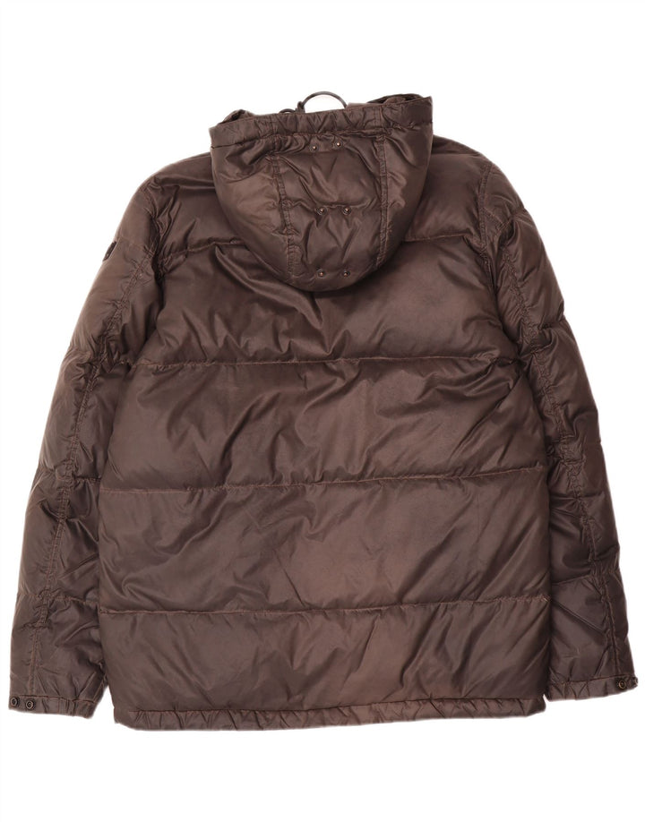 Diesel Ανδρικό μπουφάν με κουκούλα UK 38 Medium Grey Nylon