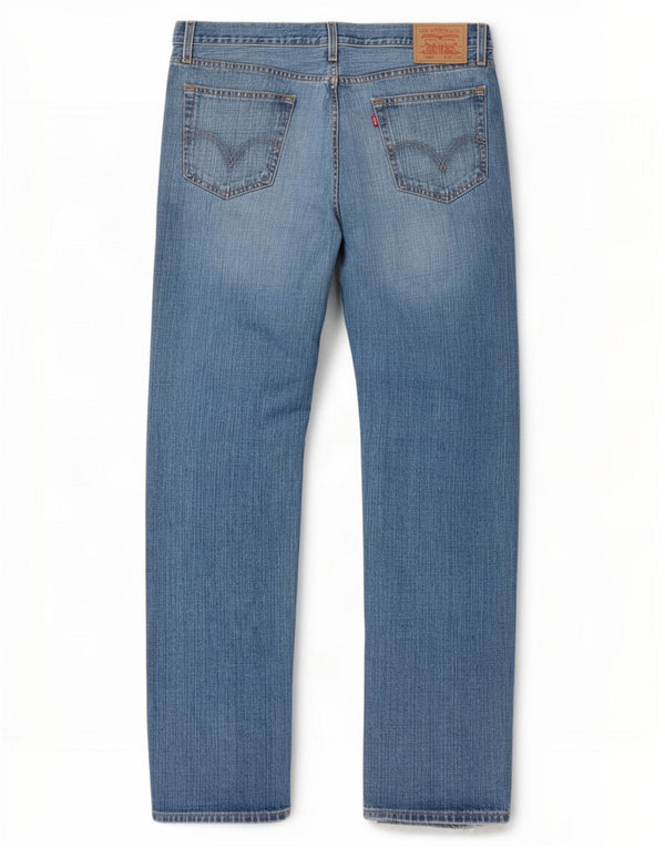 Levi's Uomo 529 Jeans Bootcut a vita bassa W36 L34 Cotone Blu