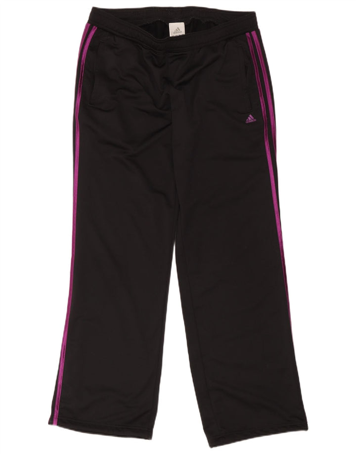 Pantaloni da tuta da donna Adidas UK 12/14 Medium Nero Poliestere