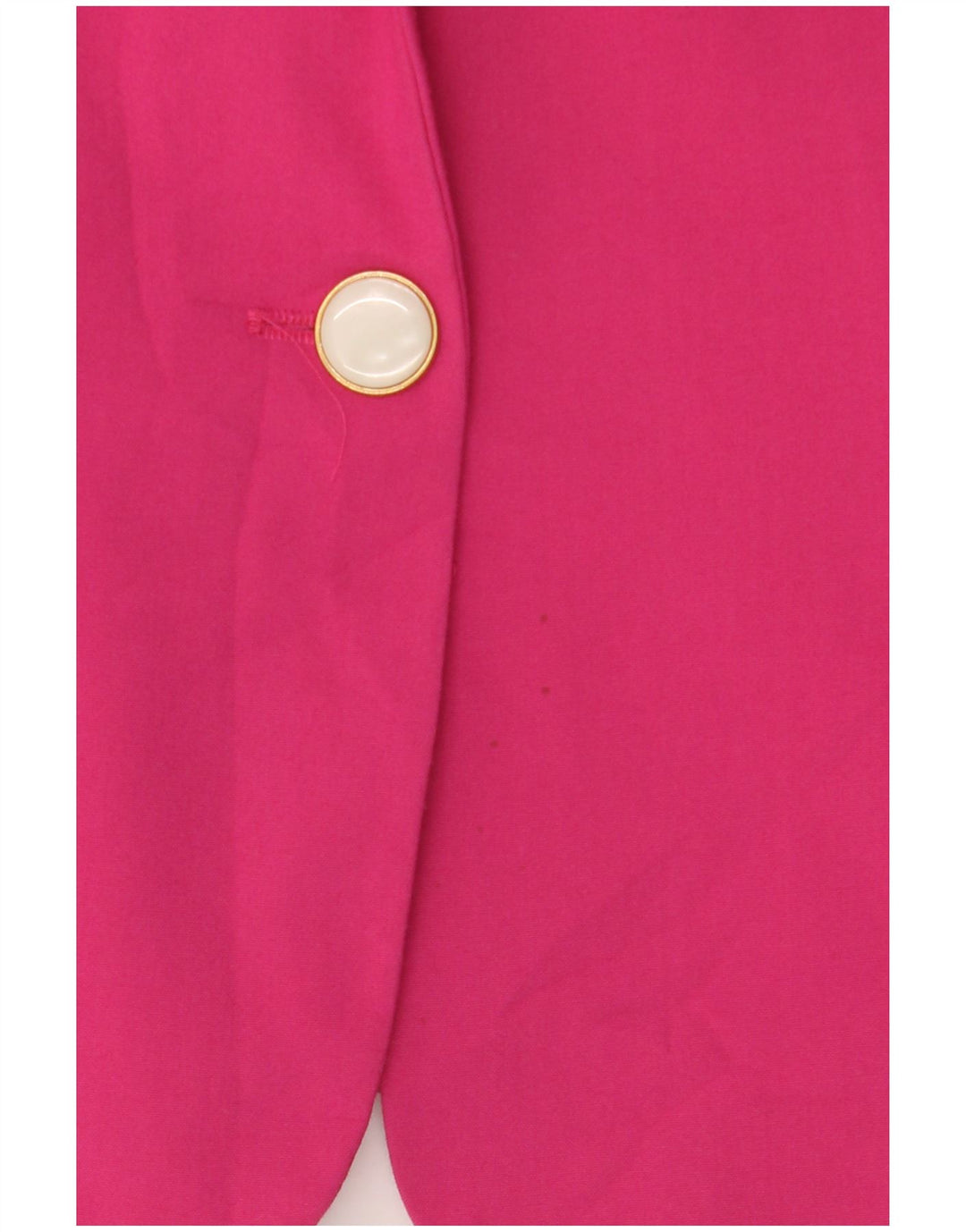 Giacca blazer a 1 bottone da donna Zara UK 10 piccola poliestere rosa