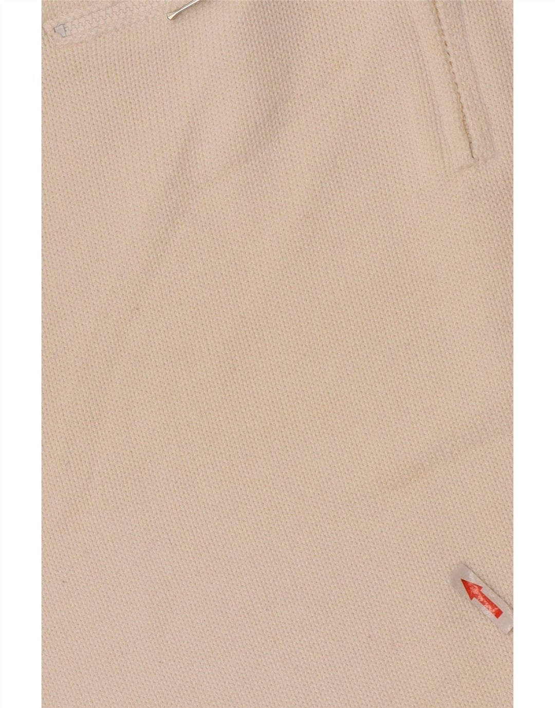 Vintage Womens Zip Neck Jumper Sweater UK 14 Large White