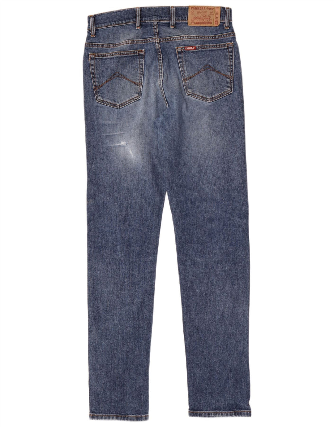 Carrera Mens 700 Distressed Slim Jeans W33 L34 Blue Cotton