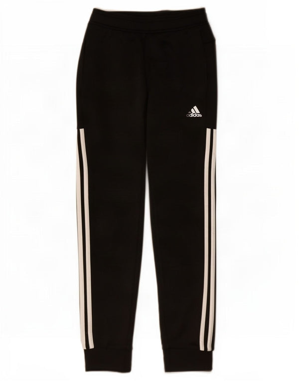 Adidas Mens Tracksuit Trousers Joggers XS Black Polyester