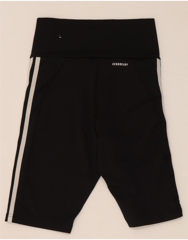 Adidas Womens Sport Shorts UK 4/6 XS Black Polyester
