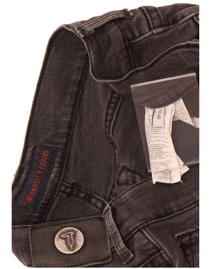 Trussardi Straight Jeans til mænd W35 L30 Grå bomuld