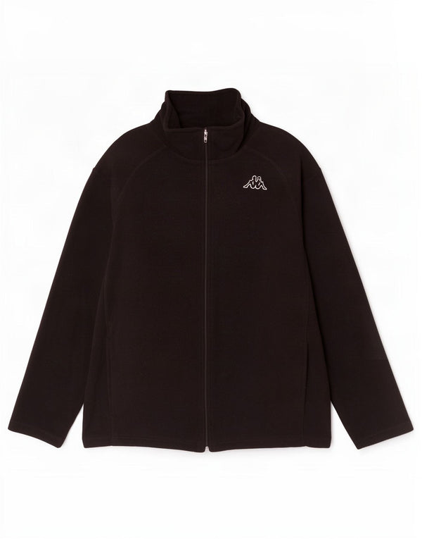 Kappa Chaqueta Polar Hombre UK 42 XL Poliéster Negro