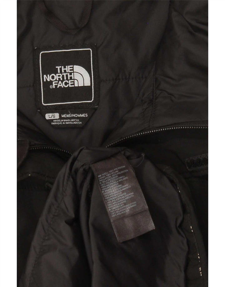 The North Face Mens Hooded Windbreaker Jacket UK 40 Large Black Polyester