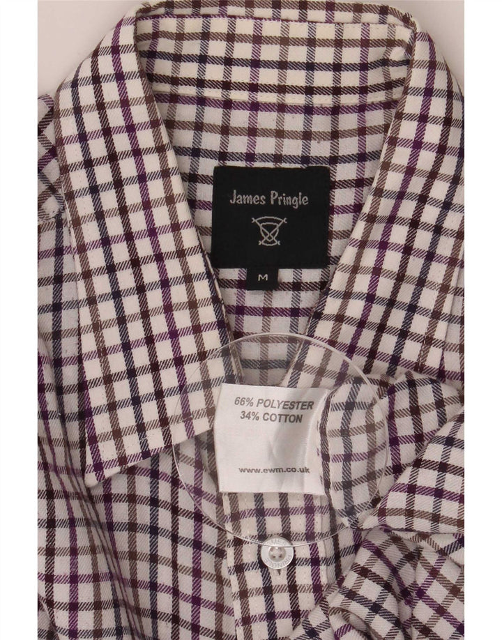 James Pringle Chemise en flanelle pour homme à carreaux multicolores en polyester
