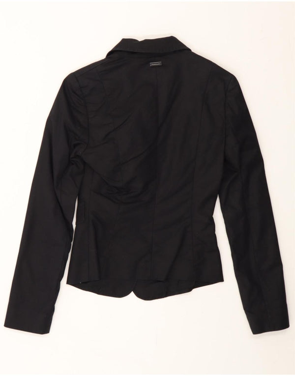 PENNY BLACK Dame 2-knaps blazerjakke UK 6 XS Sort bomuld