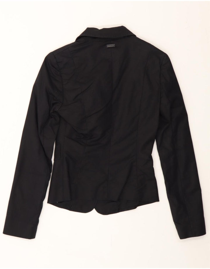 PENNY BLACK Dame 2-knaps blazerjakke UK 6 XS Sort bomuld