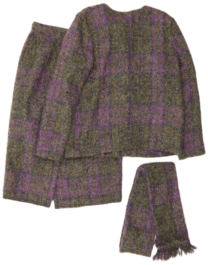 Castleisland Womens 2 Piece Skirt Set UK 12 Medium W32 Multicoloured Check