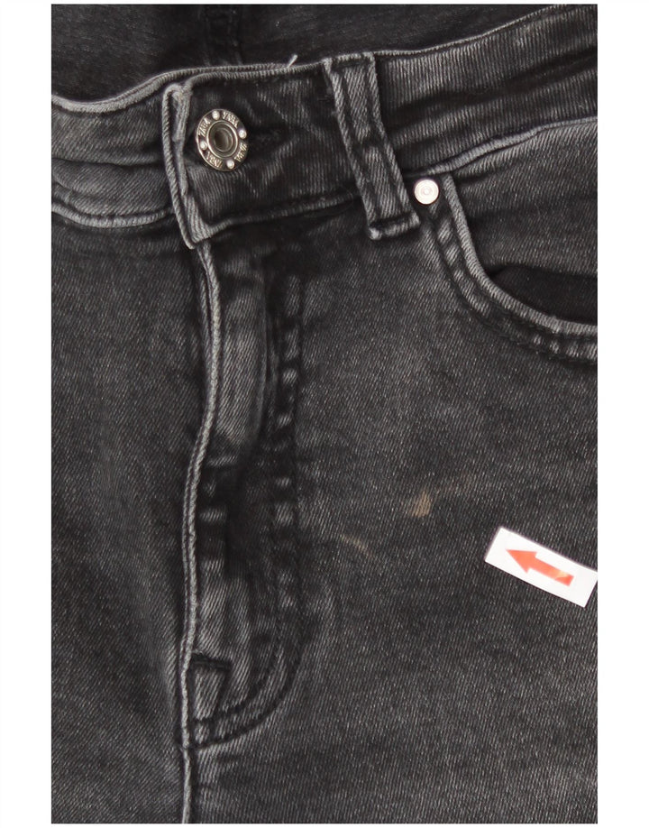 Zara Dame Slim Jeans EU 42 Large W32 L26 Grå