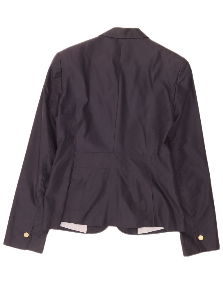Giacca blazer da donna a 1 bottone Massimo Dutti EU 38 piccola in cotone blu navy