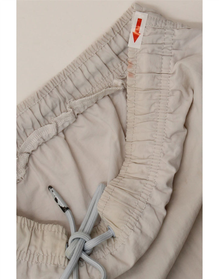 Zara Herren-Badeshorts, groß, aus weißem Nylon