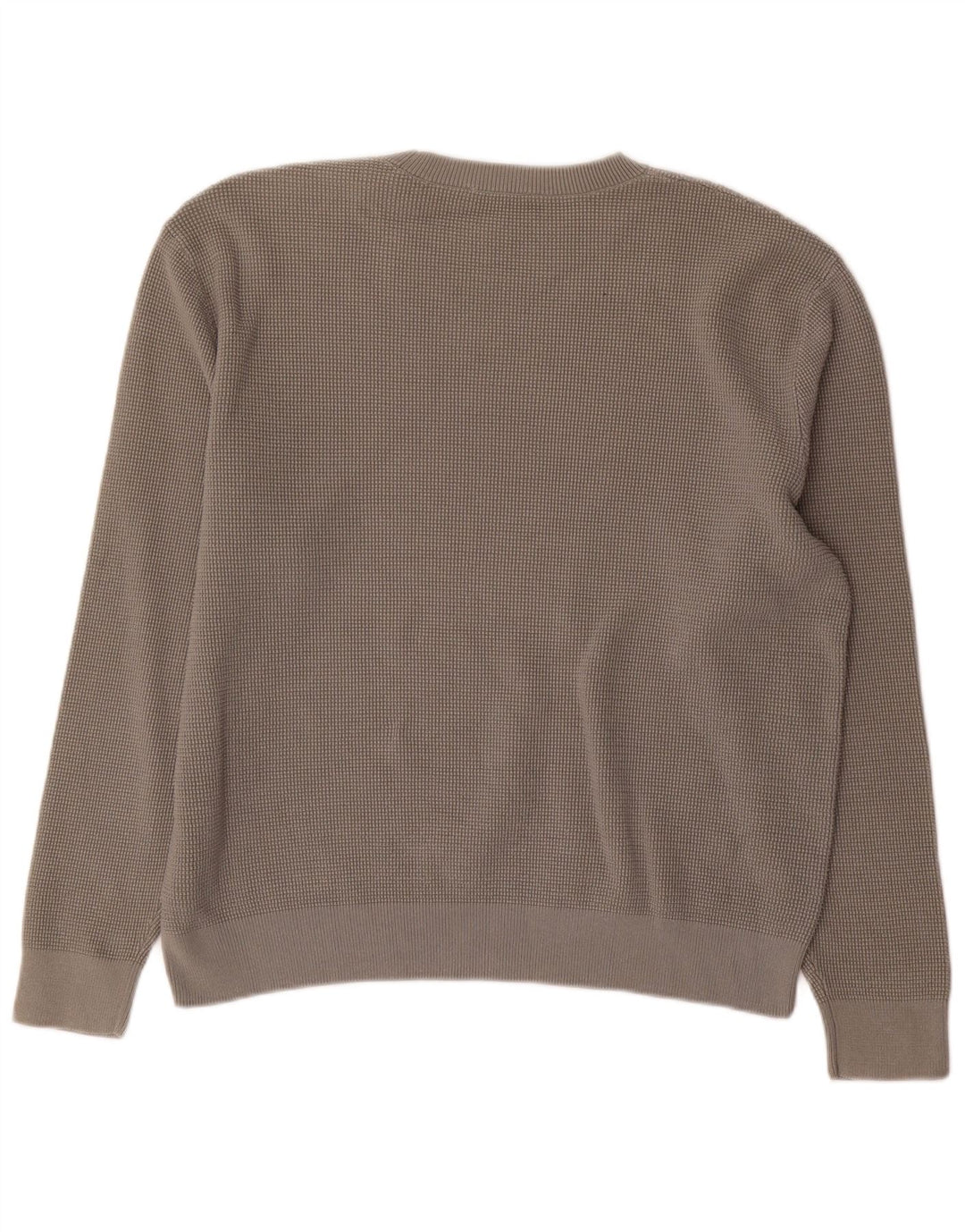 Cos Mens Crew Neck Jumper Sweater Large Grey Cotton