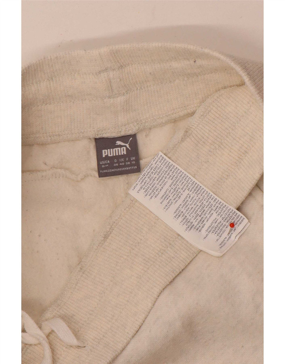 Puma Womens Tracksuit Trousers Joggers UK 10 Small Grey Polyester
