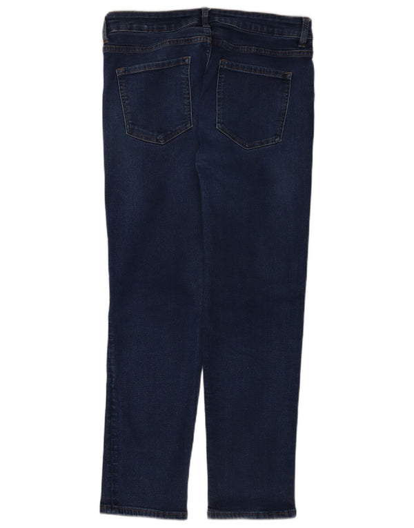 Marks & Spencer Dame Slim Jeans UK 16 Large W34 L27 Navy Blue Bomuld