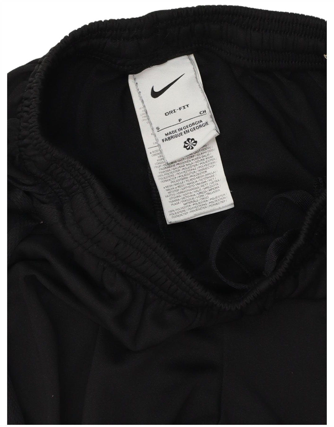 Nike Womens Dri Fit Tracksuit Trousers UK 10 Small  Black Polyester