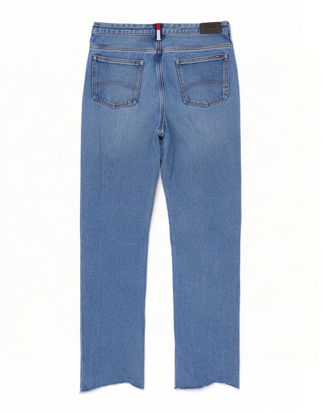Tommy Hilfiger Womens Distressed Slim Jeans W28 L28 Blue Cotton