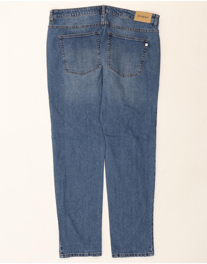 Jeans slim da donna Farah W36 L32 cotone blu