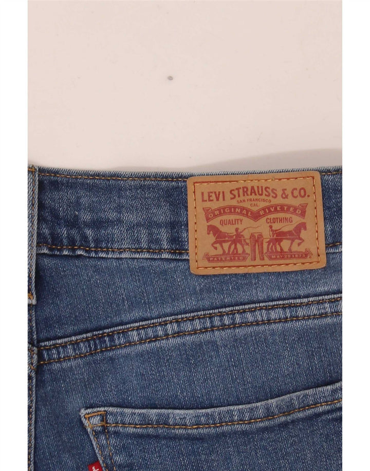Levi's Dame 724 Højtaljede lige jeans W28 L28 Blå