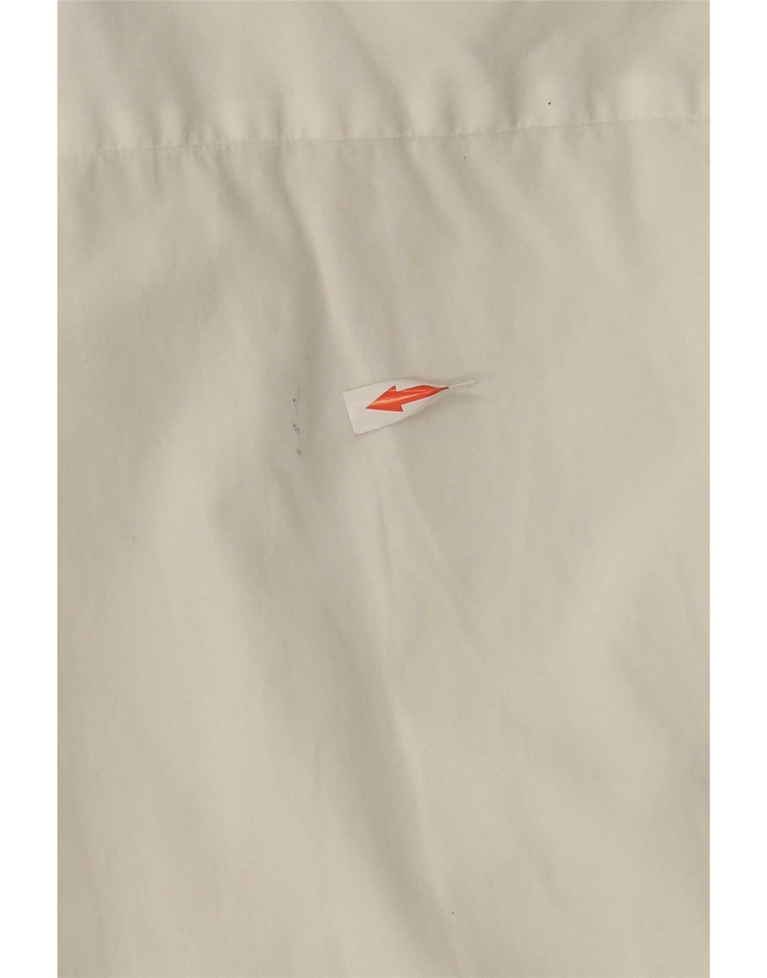 Lacoste Herren-Kurzarmhemd, Größe 42, große weiße Baumwolle