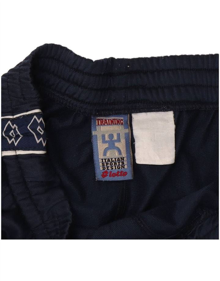 Lotto Mens Graphic Tracksuit Trousers Large  Navy Blue