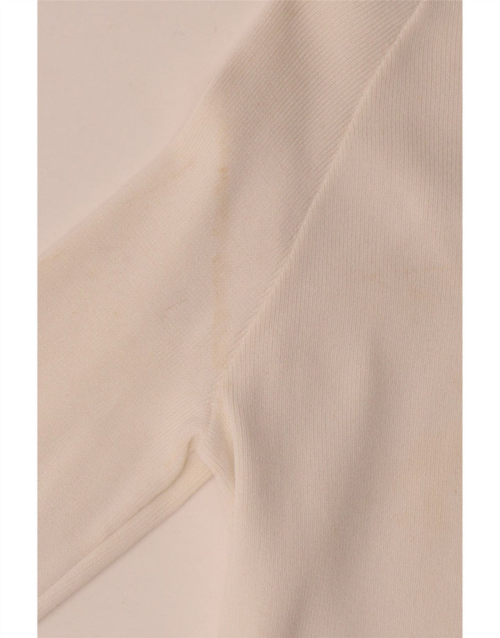 Zara Womens Long Sleeve Wrap Blouse Top UK 8 Small White Viscose