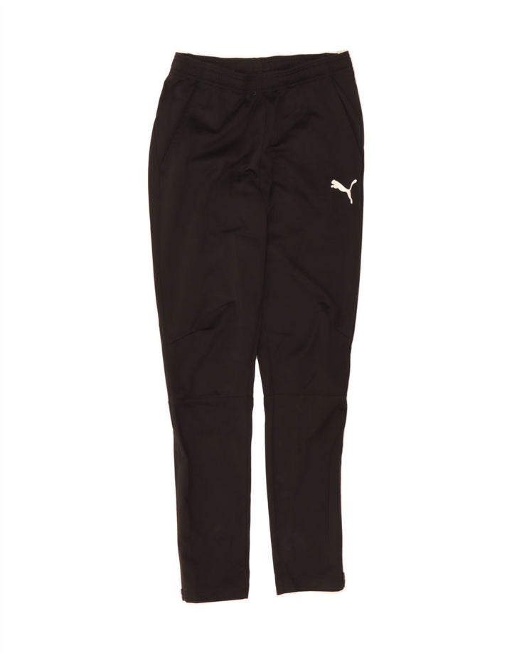 PUMA Mens Tracksuit Trousers Small  Black Polyester Vintage Puma and Second-Hand Puma from Messina Hembry 