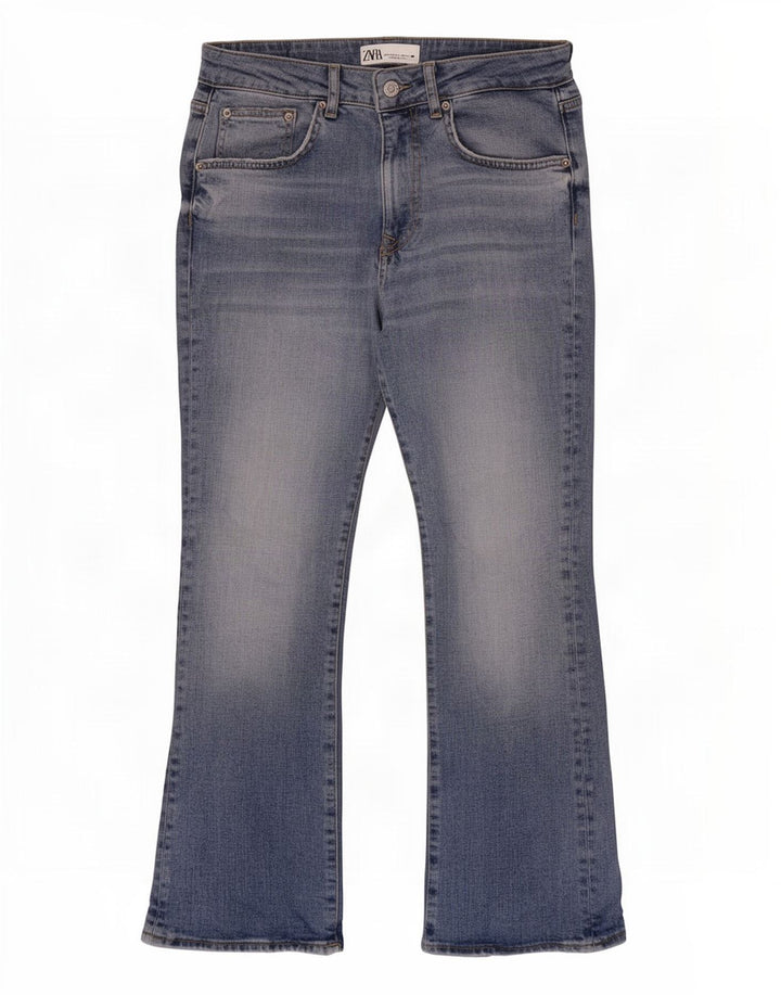 Zara Womens Bootcut Jeans EU 38 Small W28 L26 Blue Cotton