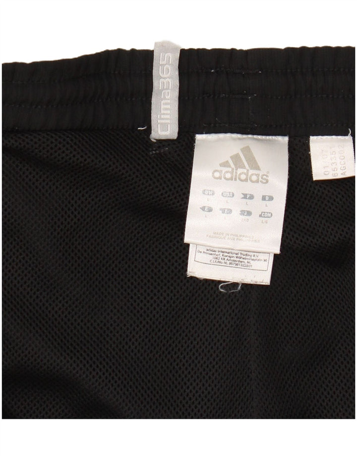 ADIDAS Mens Clima 365 Sport Shorts Large Black Colourblock Polyester