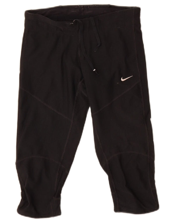 Pantaloncini sportivi Nike Dri Fit Bermuda da donna UK 4 XS poliestere nero