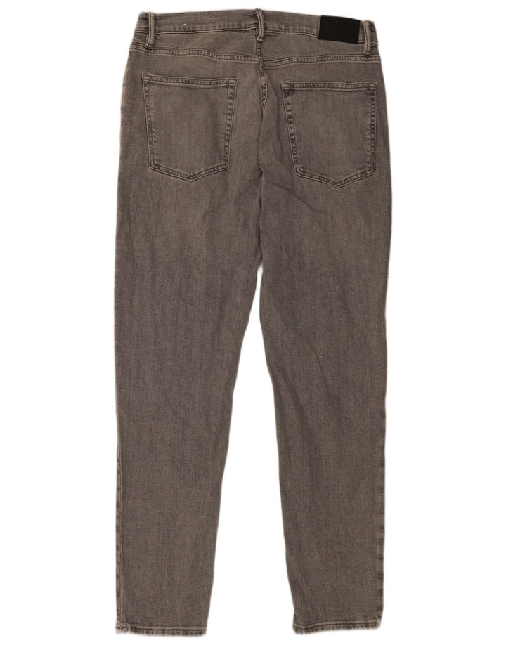 Zara Mens Slim Jeans EU 44 Large W34 L31 Grey Cotton
