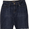 LEE Womens Mid Rise Denim Shorts W30 Medium Navy Blue Cotton Vintage Lee and Second-Hand Lee from Messina Hembry 