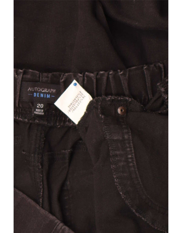 Женские джинсы джеггинсы Marks & Spencer Autograph UK 20 2XL W42 L28 черные