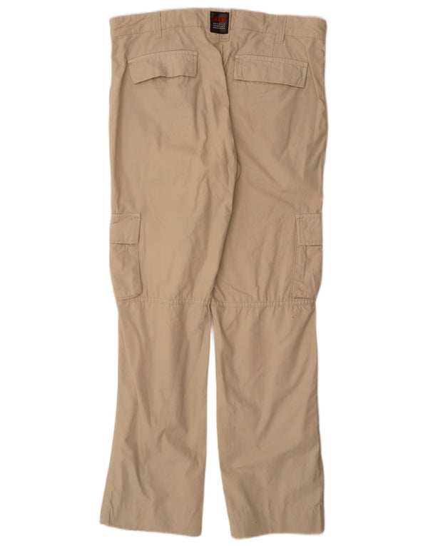 Мужские прямые брюки карго Slam IT 52 XL W36 L32 Off White Cotton