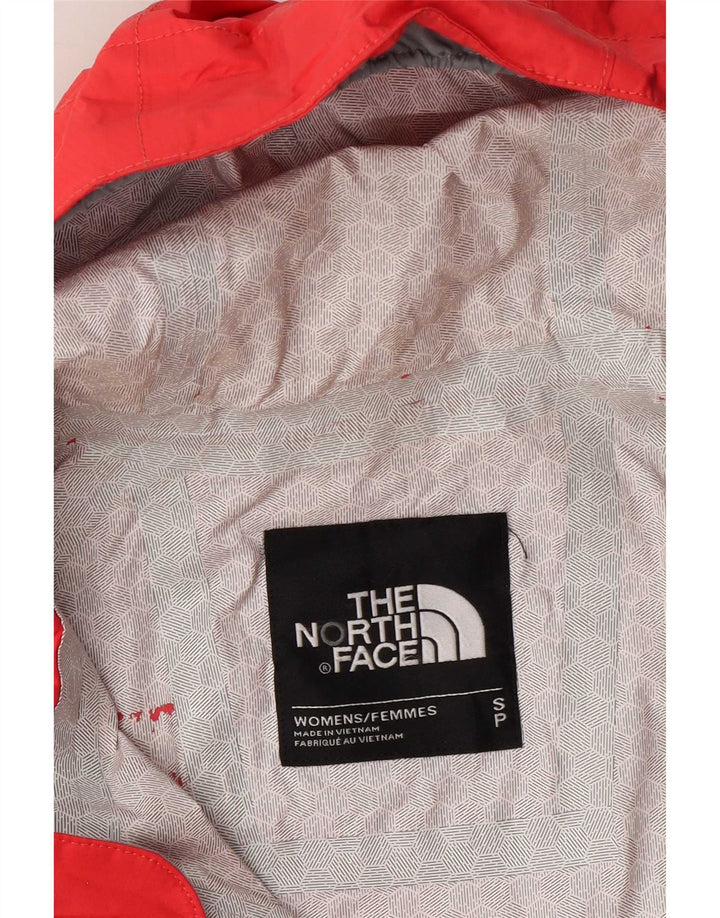 Giacca antipioggia con cappuccio da donna The North Face UK 10 Small Arancione